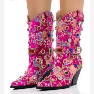 Azelea Wang Cowboy Boots